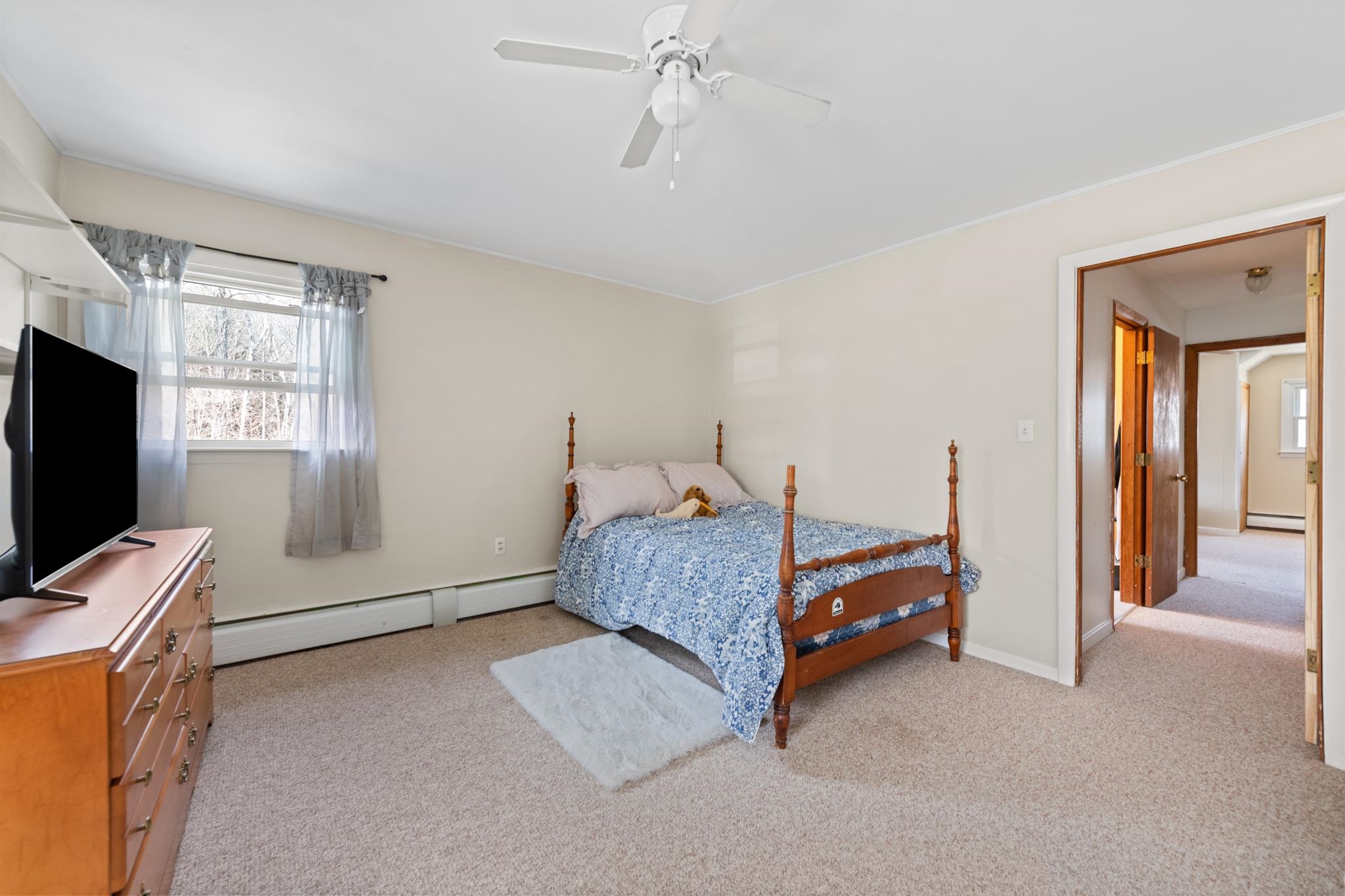 3rd bedroom has tons of space and overlooks the backyard!