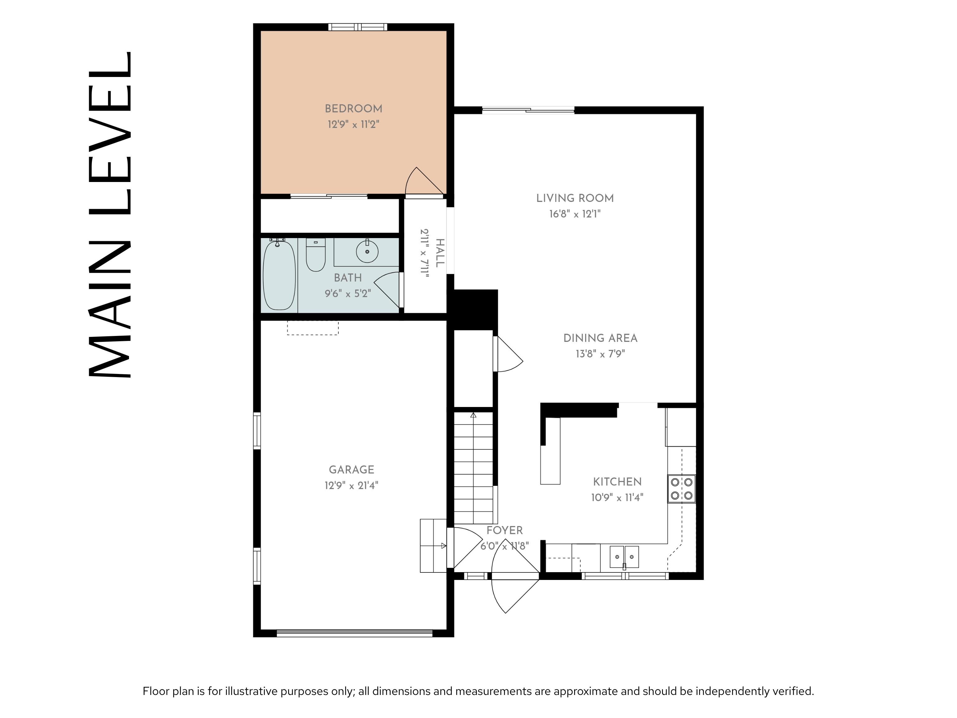 Main Level Floorplan