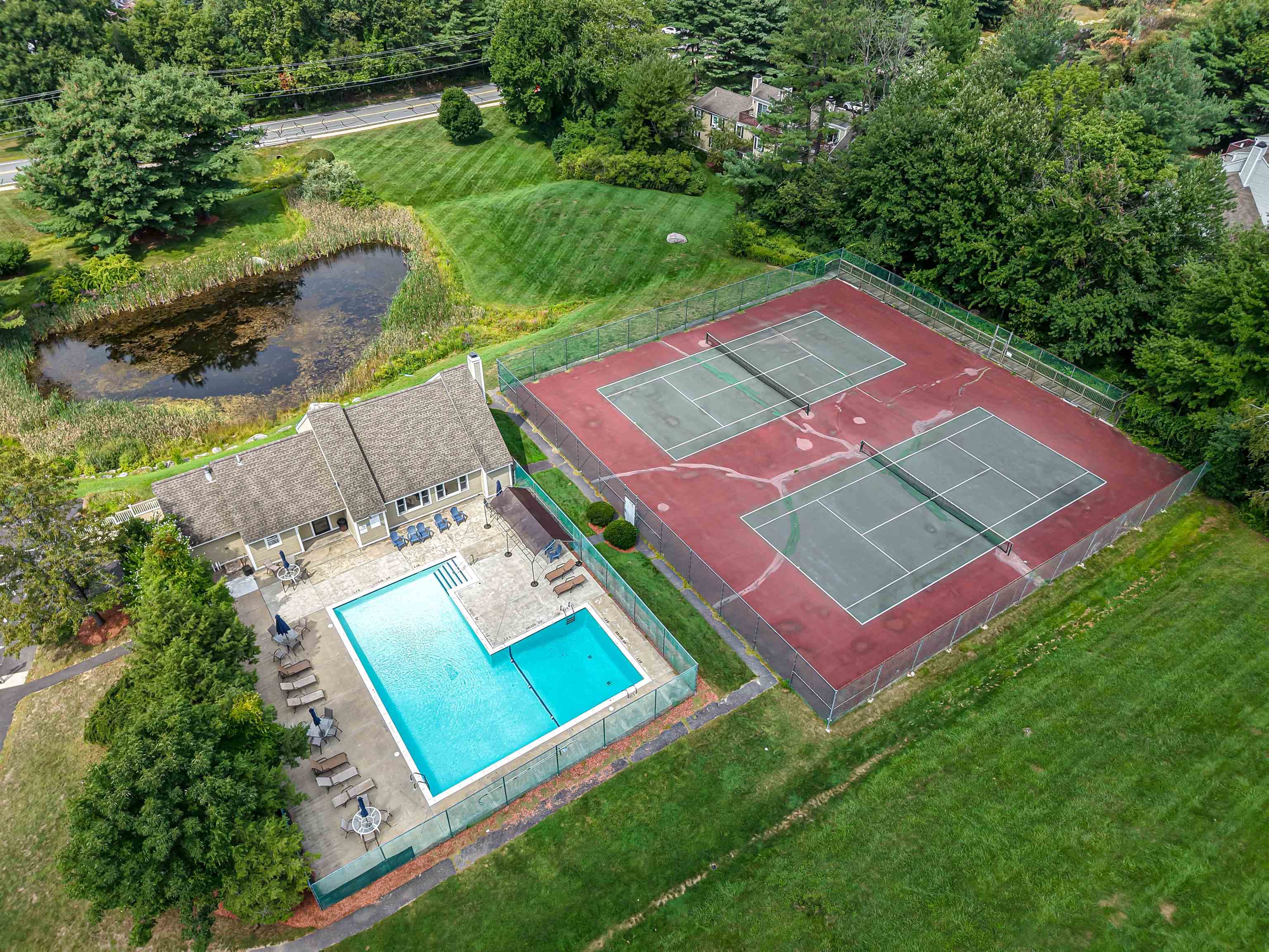 Pool and Tennis Courts