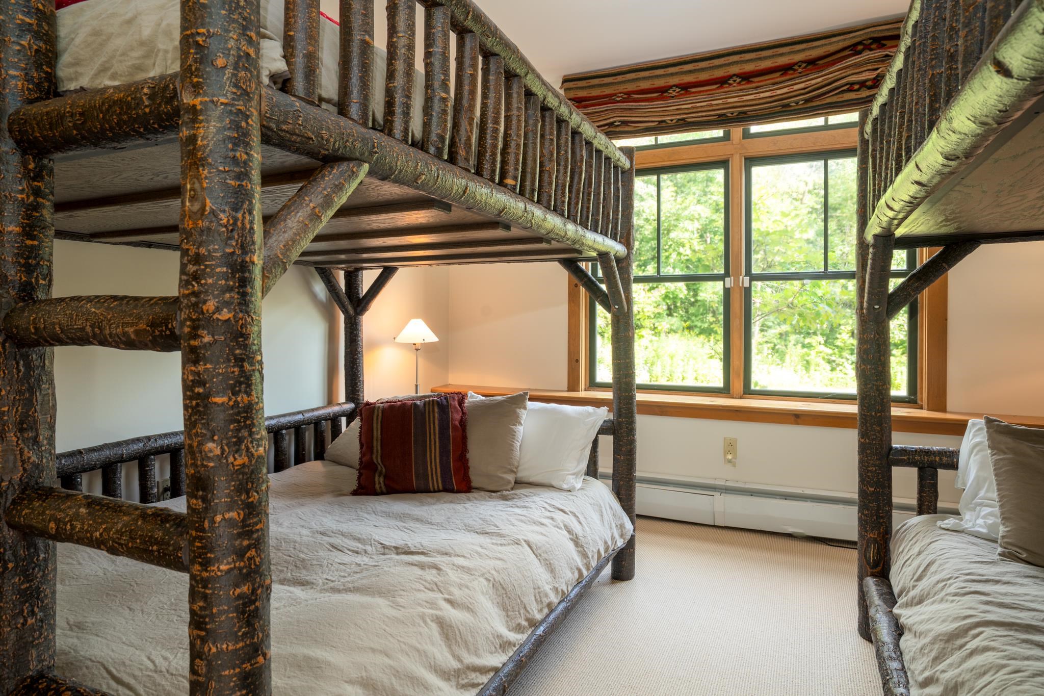 Bunk Room with adjacent bathroom