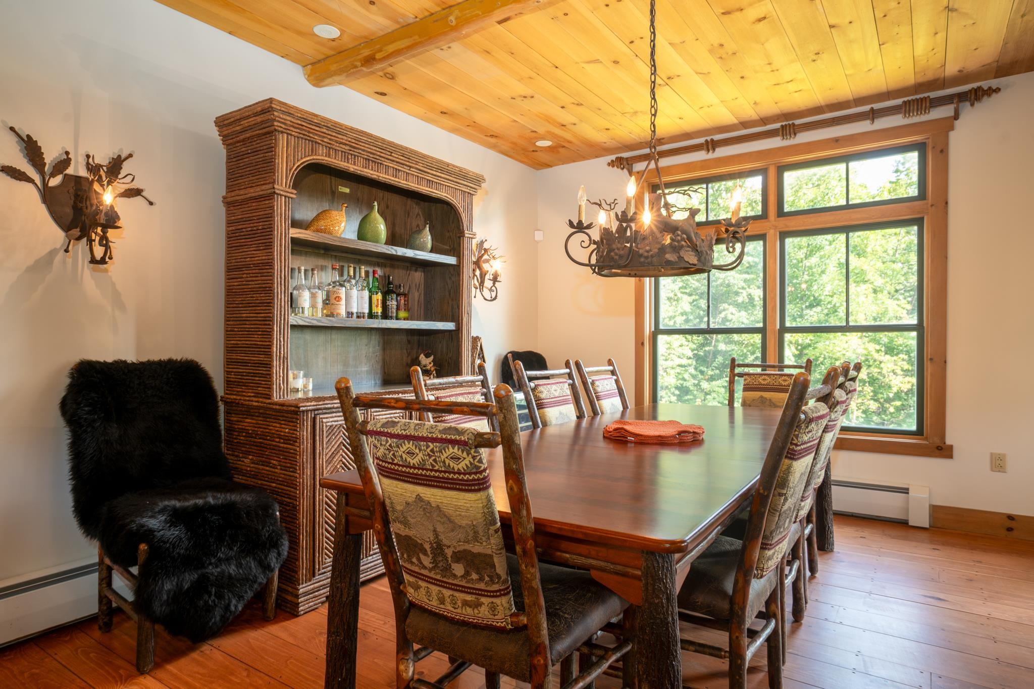 Dining Room with Access to Covered Porch