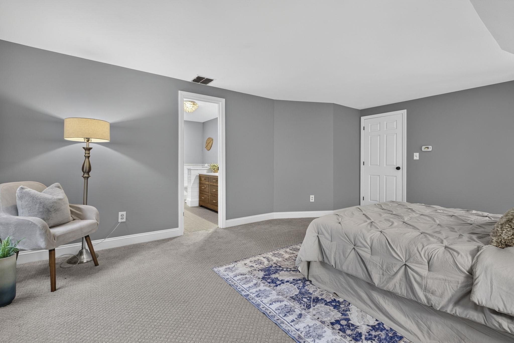 Primary Suite with 3/4 Bathroom