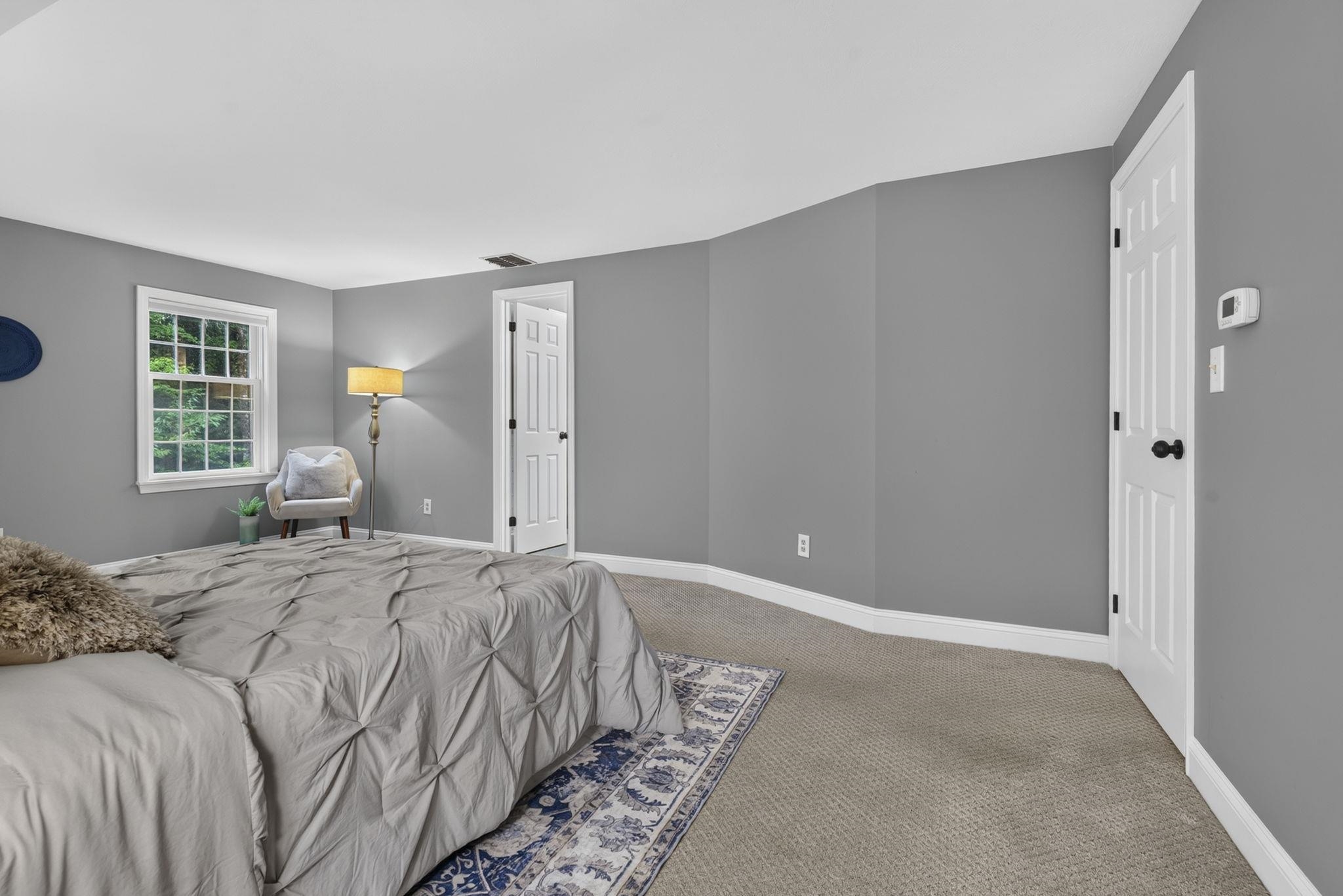 Primary Suite with 3/4 Bathroom
