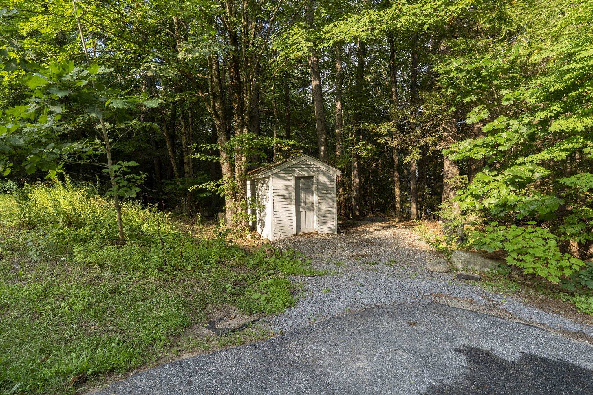Shed off driveway