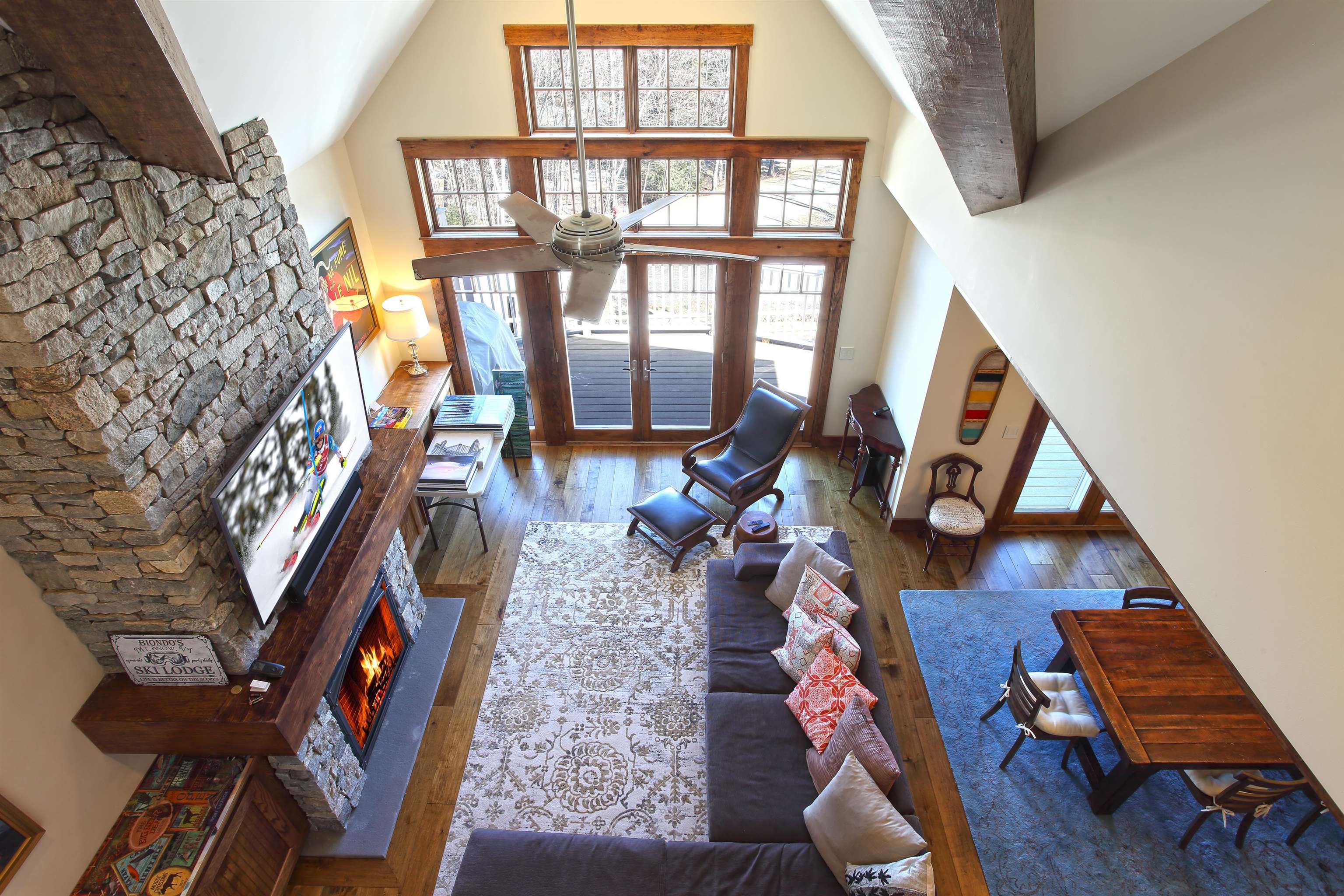 View from the loft area