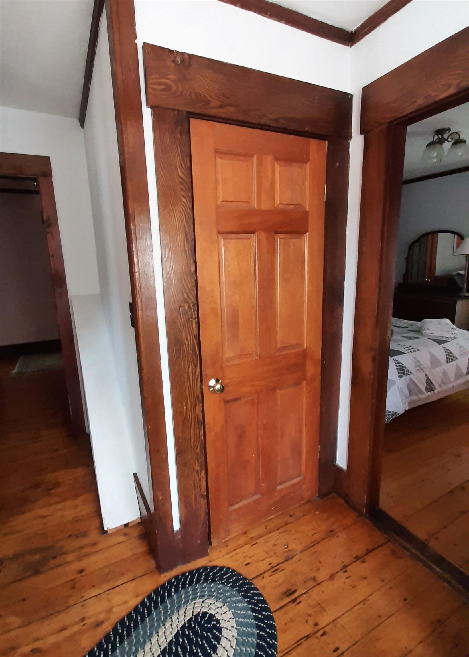 Wooden Door Leading to the Third Floor 26056258