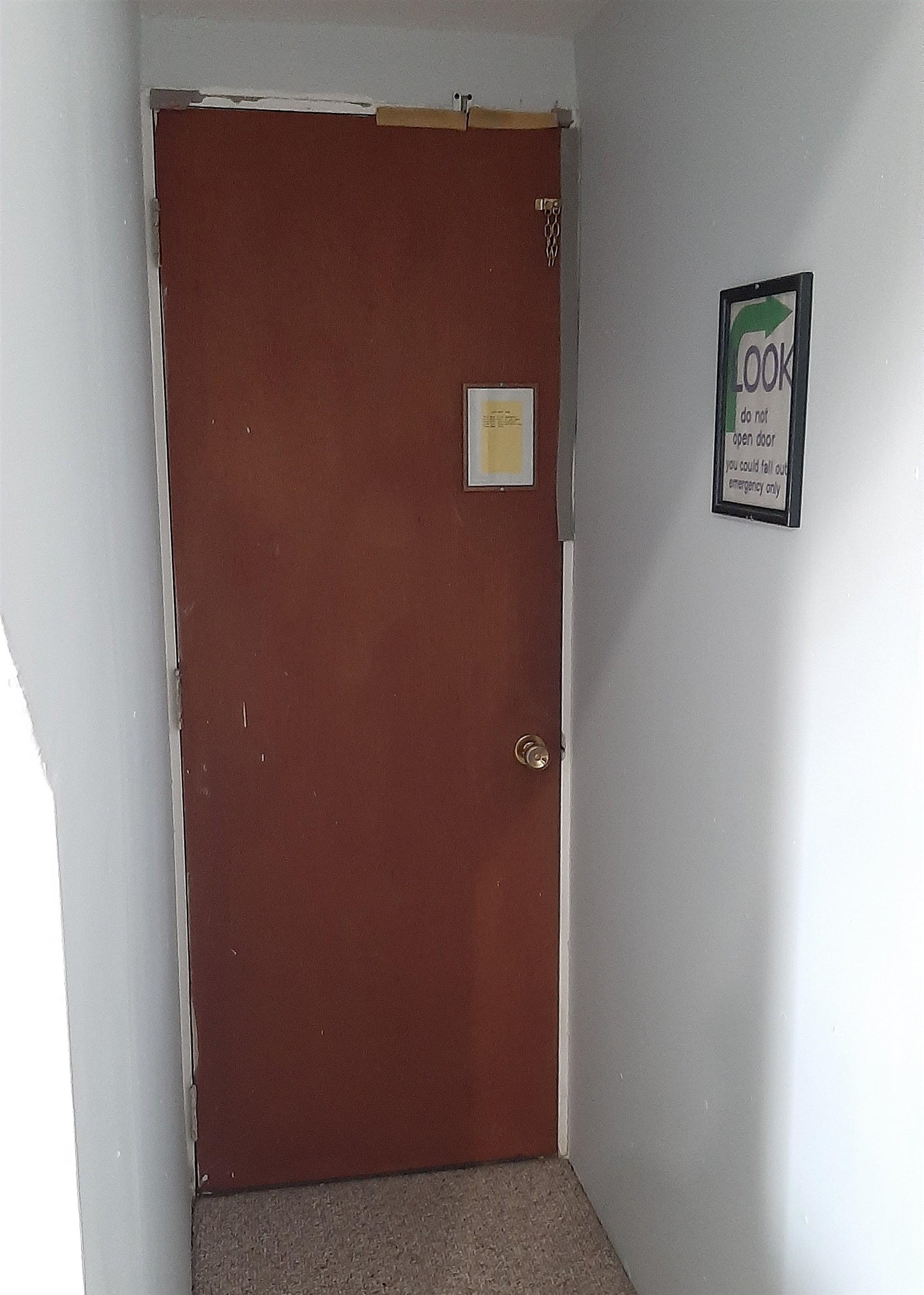 Third Floor Egress Door Opens to Back Lower Roof 26056261