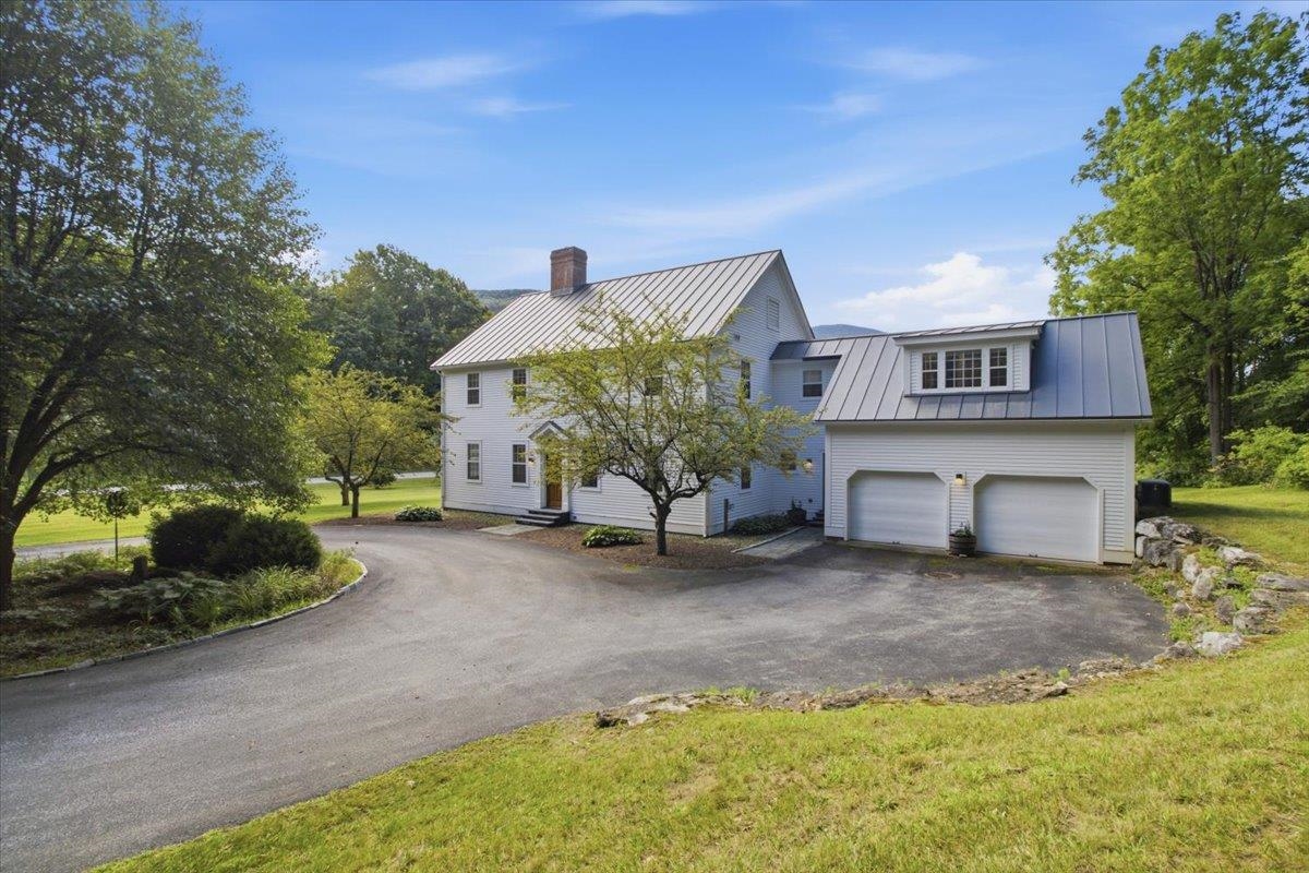 Circular Driveway and oversized two-car Garage
