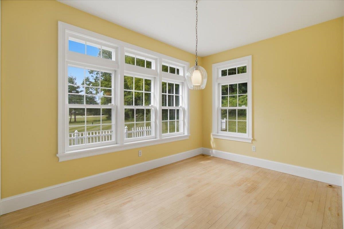 Breakfast Room features corner windows...