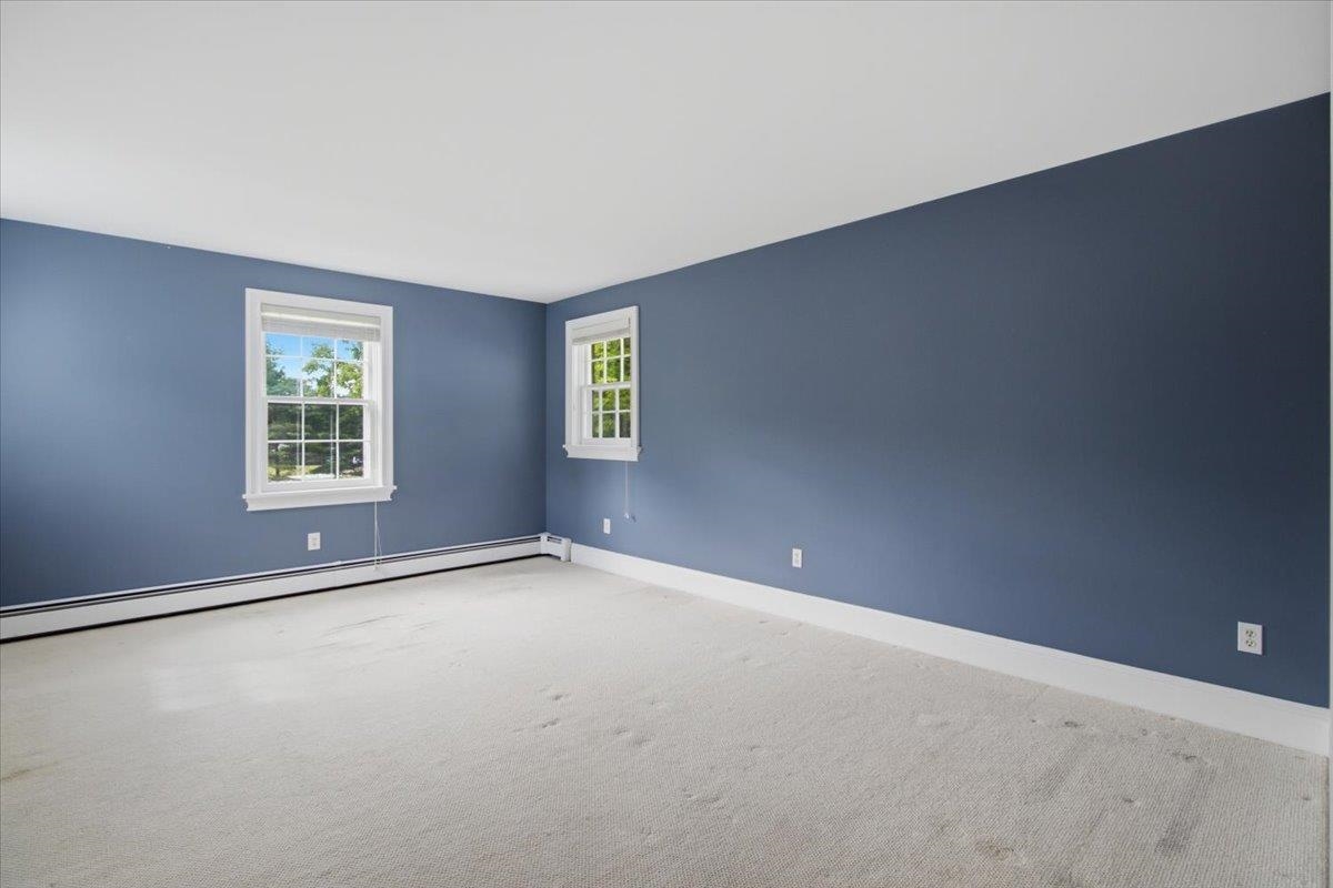 Bedroom 3 - great light from windows on three sides!