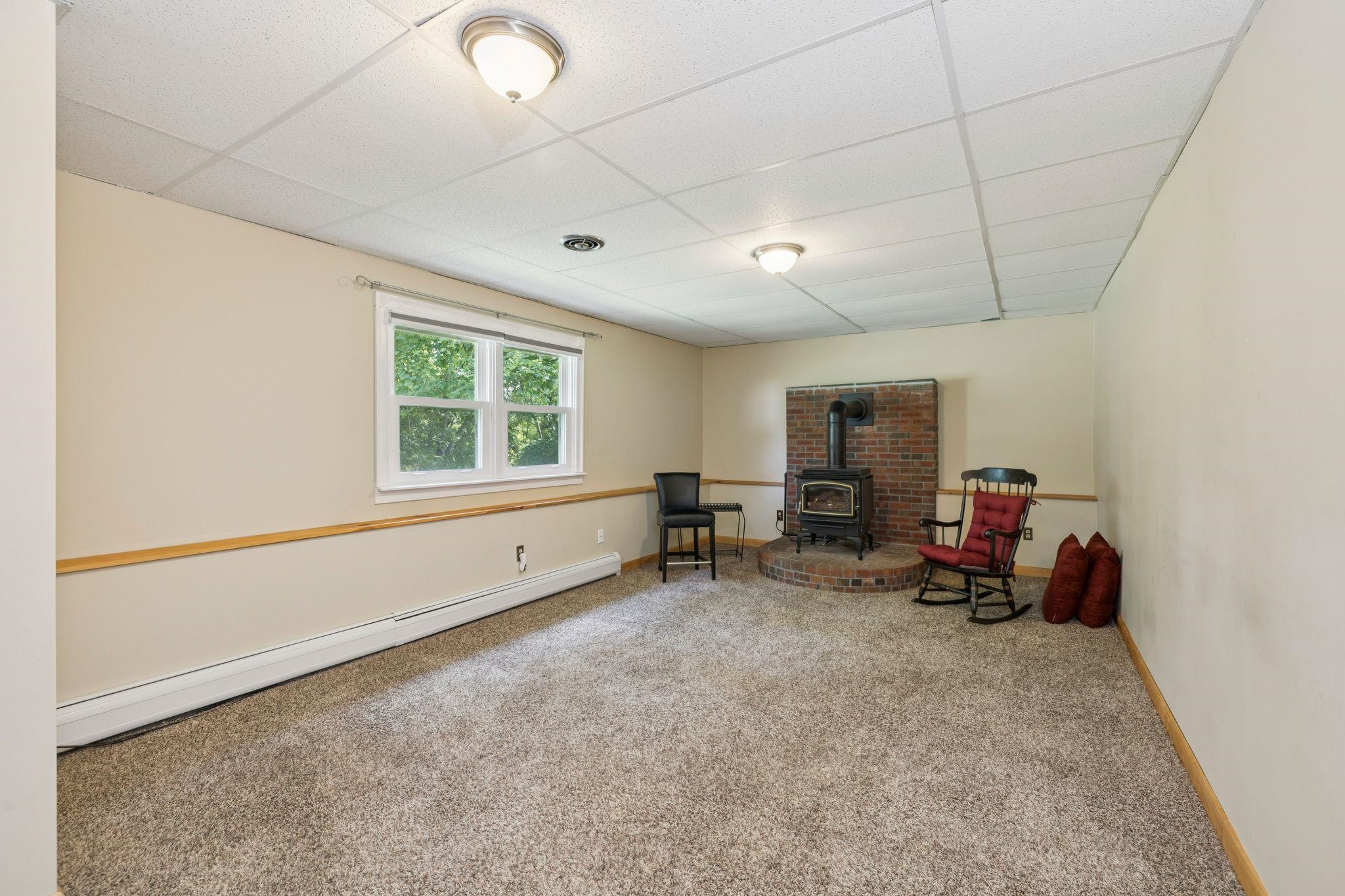 Lower level den