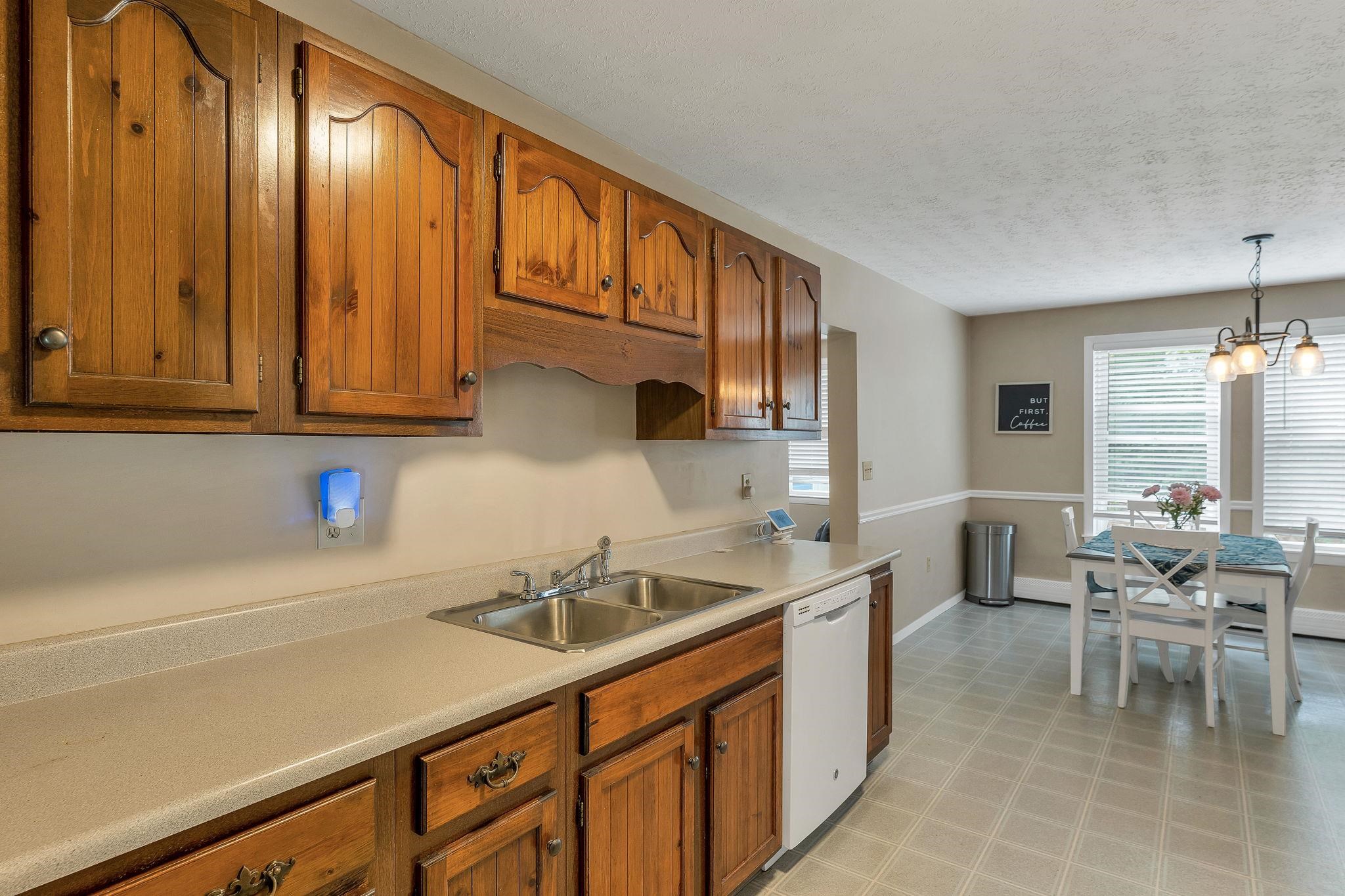 Kitchen with dishwasher