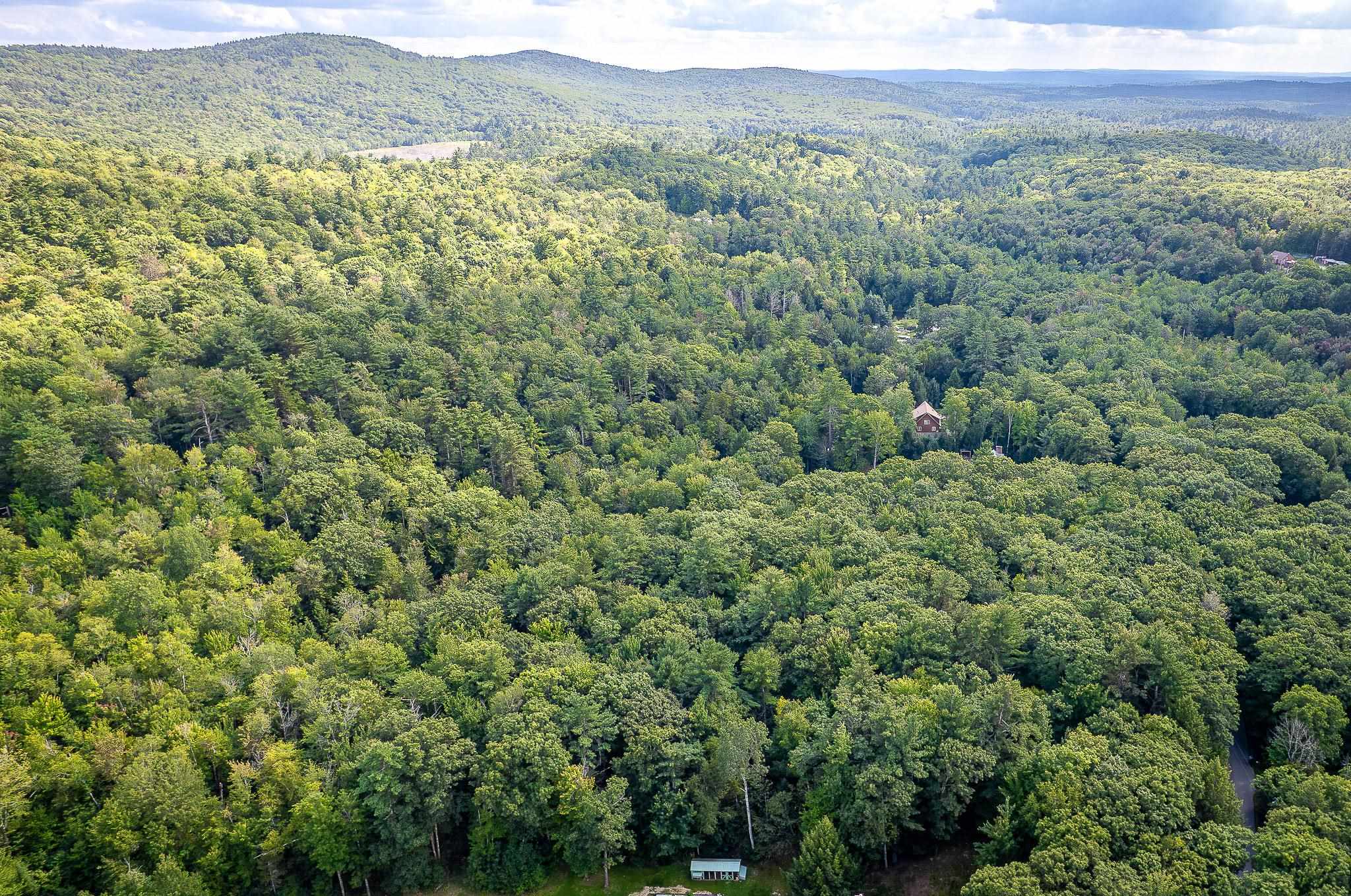 See road, and the houses on each side of the land