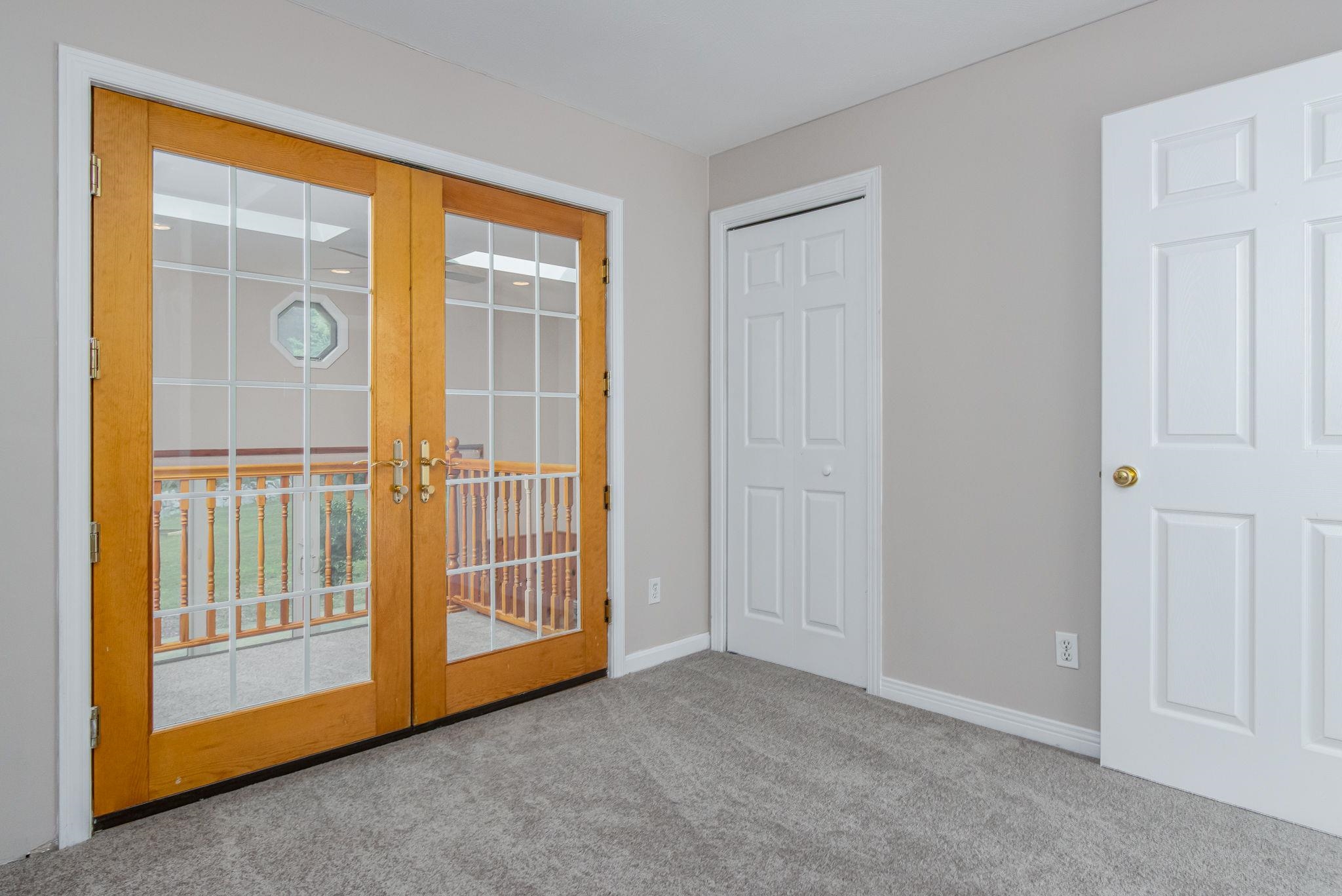 Office/Den in the Ranch  Doors to Sun Room