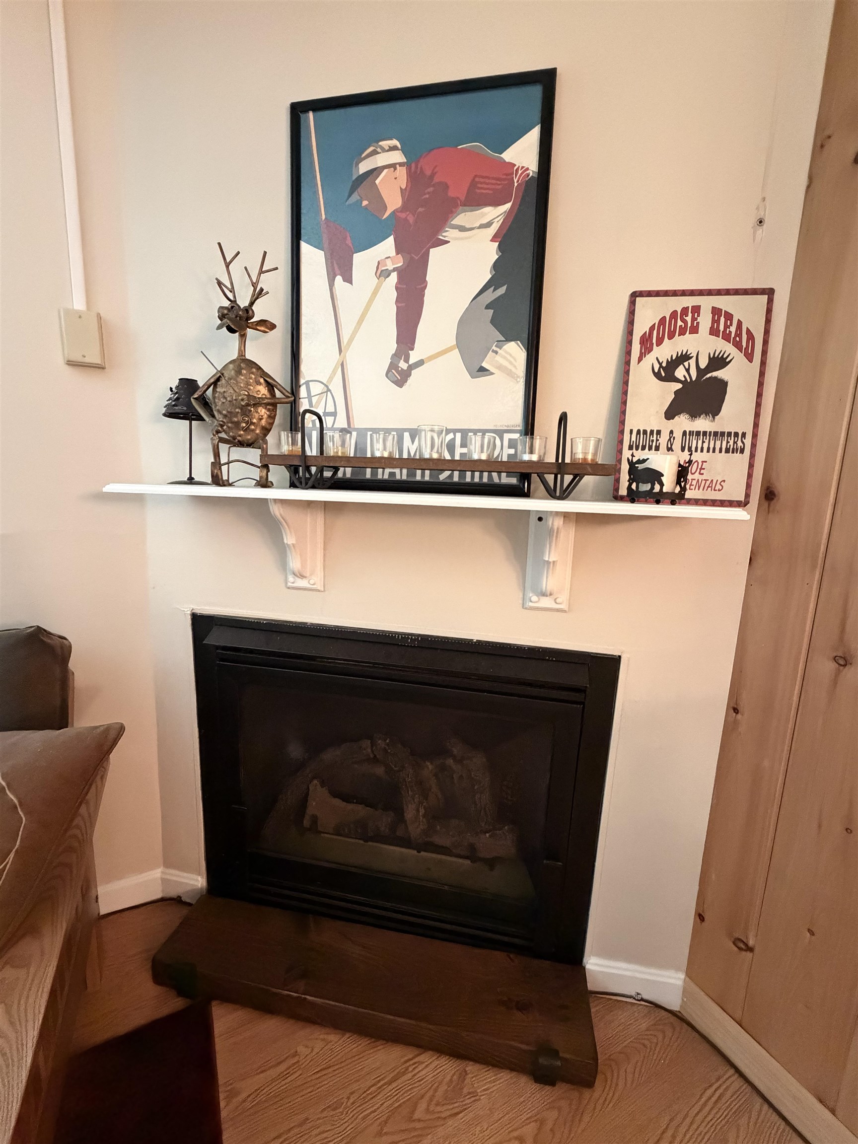 Propane fireplace