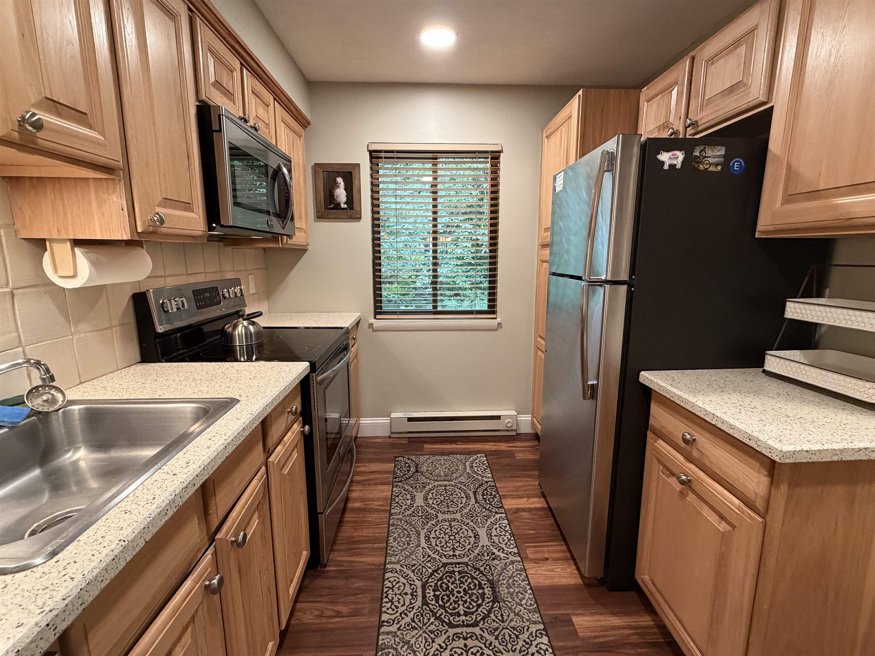 Large galley kitchen