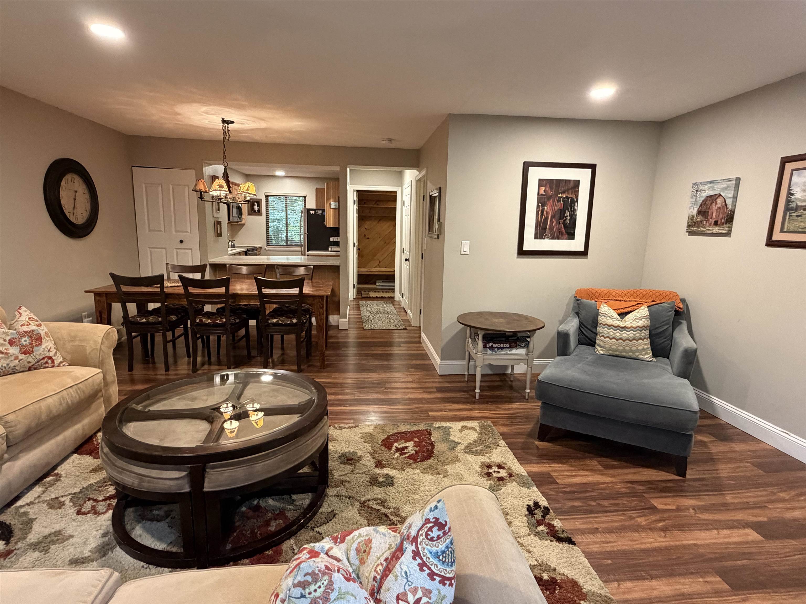 Open concept living space