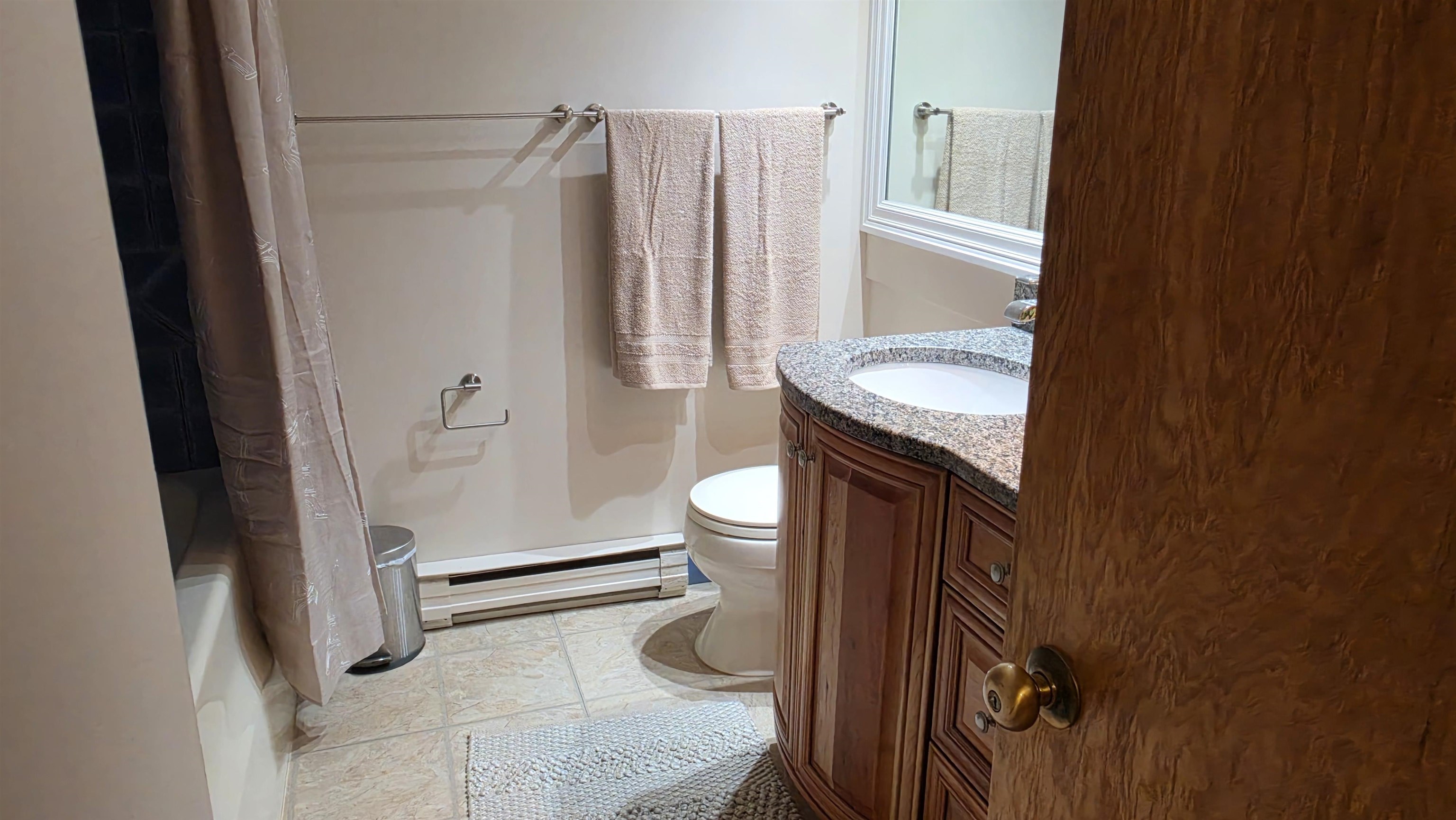 Bathroom with whirlpool tub