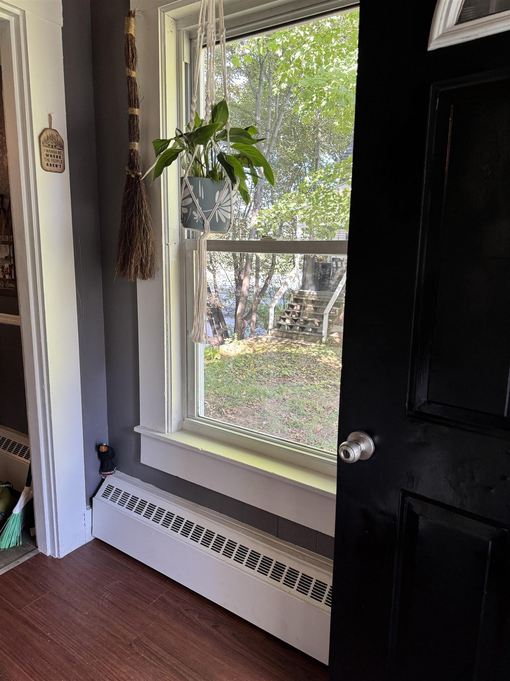 Window in entry hall