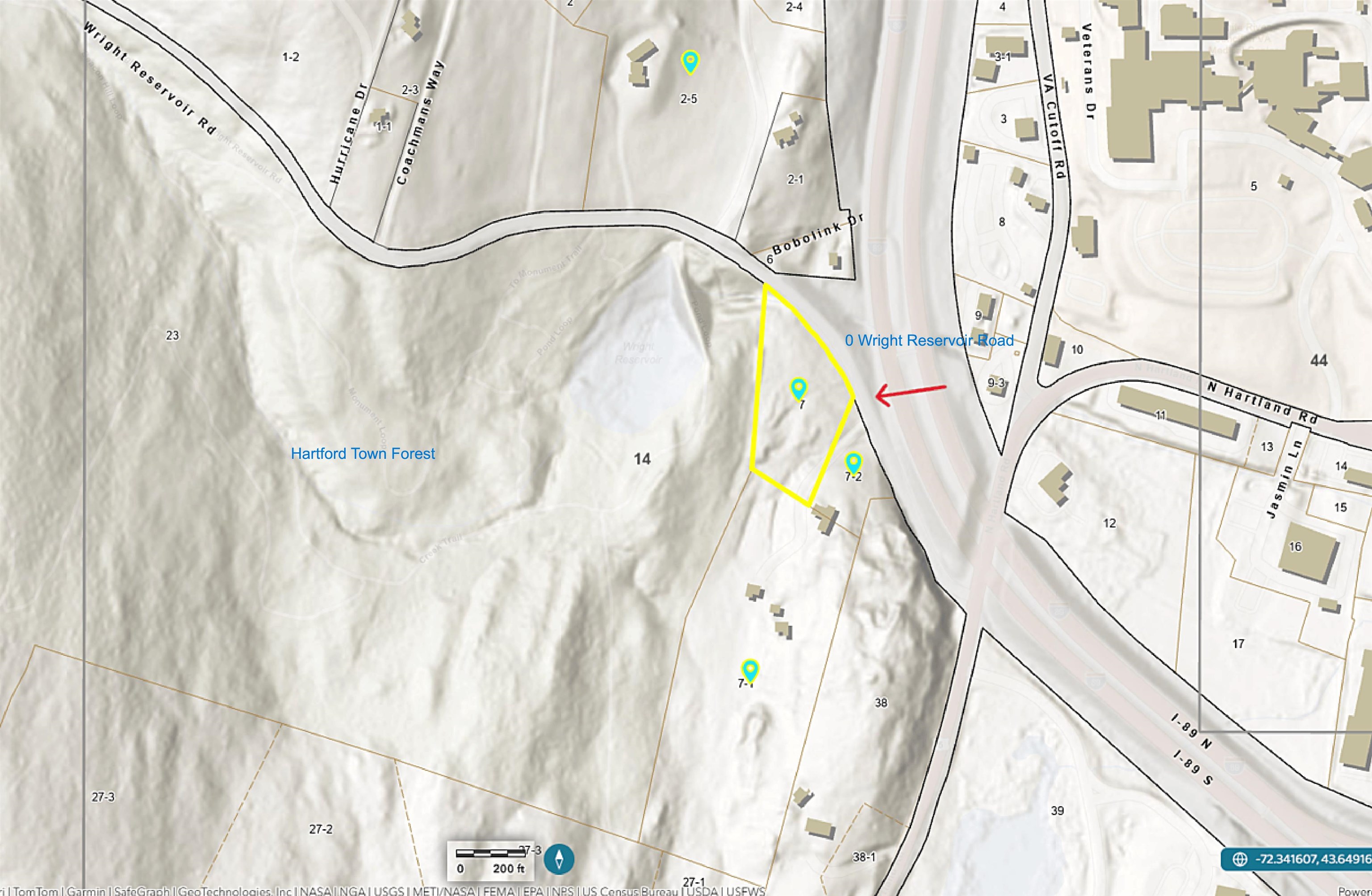 Photo 3 of Land for sale at 0 Wright Reservoir Rd, Hartford, VT 05001 | MLS# 5110584 | Listing updated on 2026-09-18