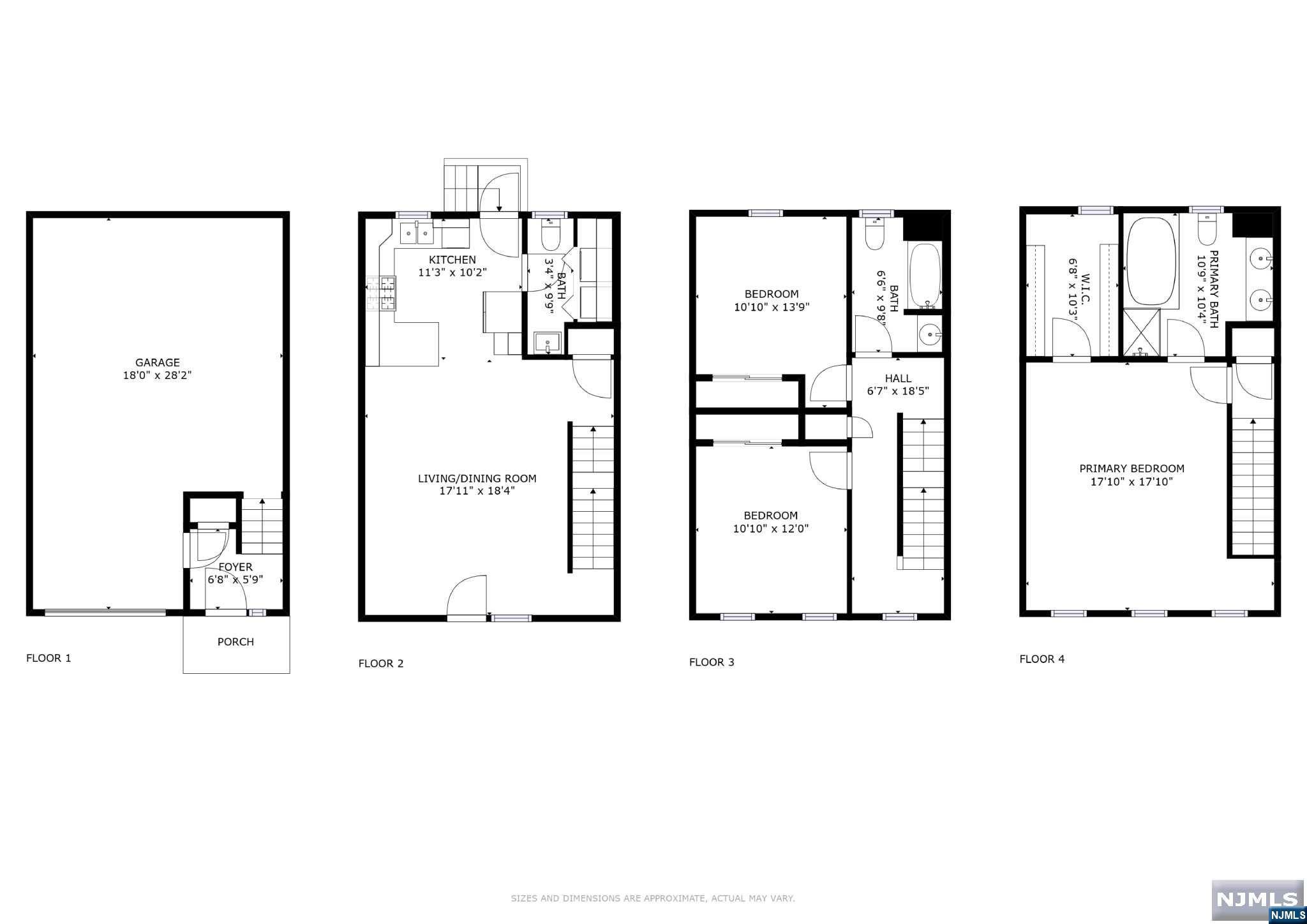 15 Zabriskie St #1505, Hackensack, NJ 07601