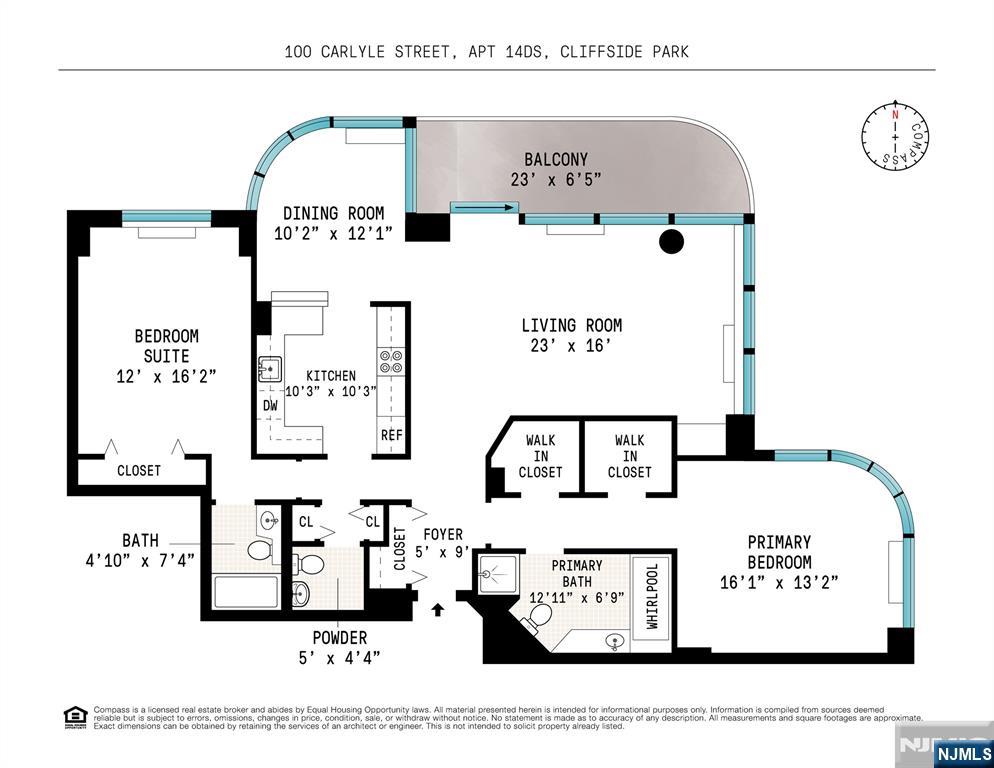 100 Carlyle #14D-S, Cliffside Park, NJ 07010