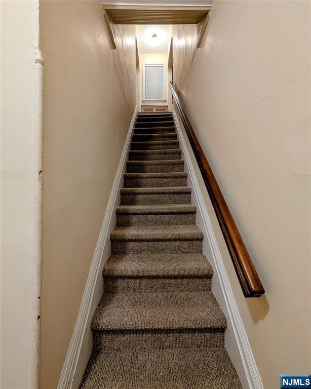 Stairs up to apt
