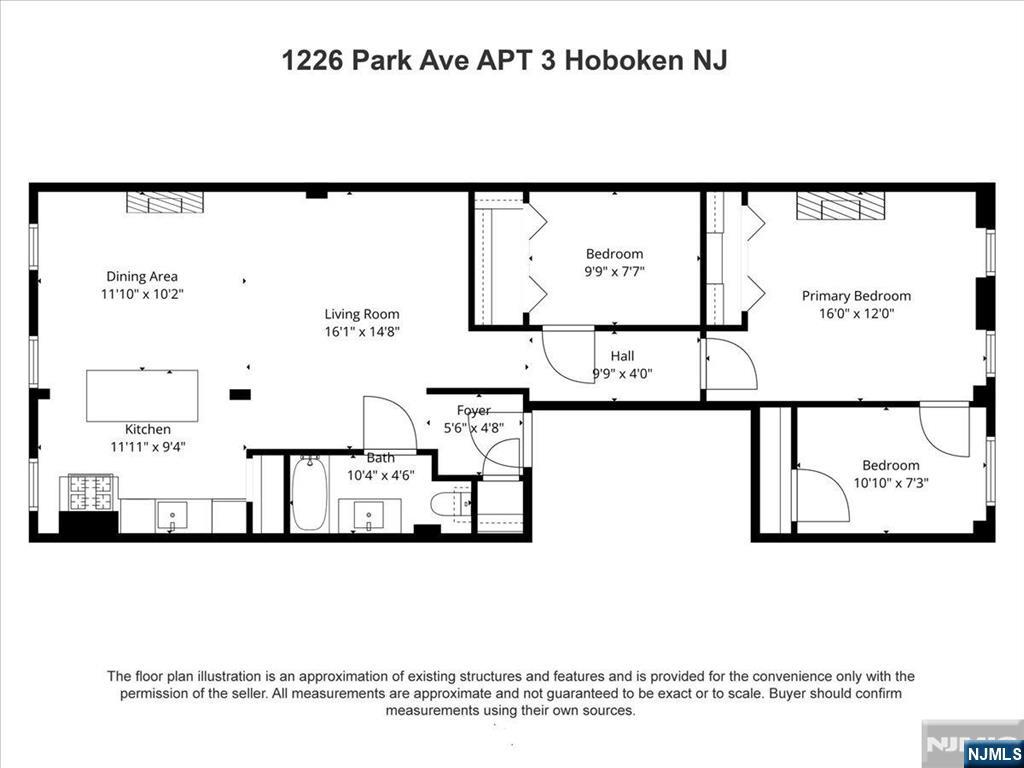 Homes for sale in Hoboken, NJ | 1226 Park Ave #3, Hoboken, NJ 07030 | MLS# 26002411