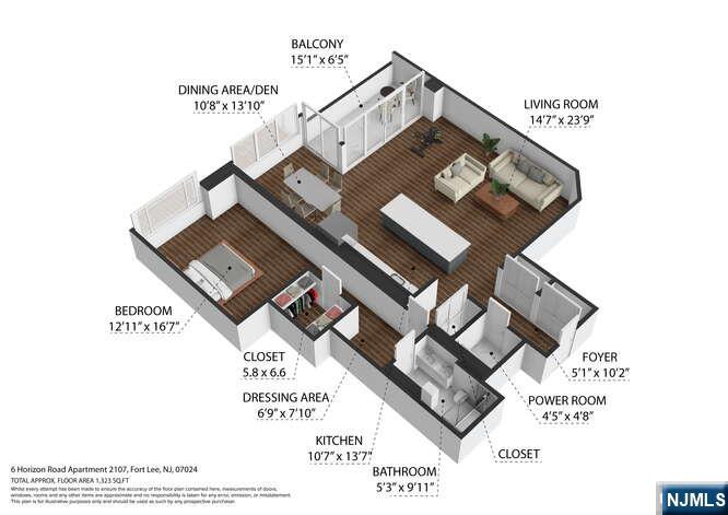 6 Horizon Rd #2107, Fort Lee, NJ 07024