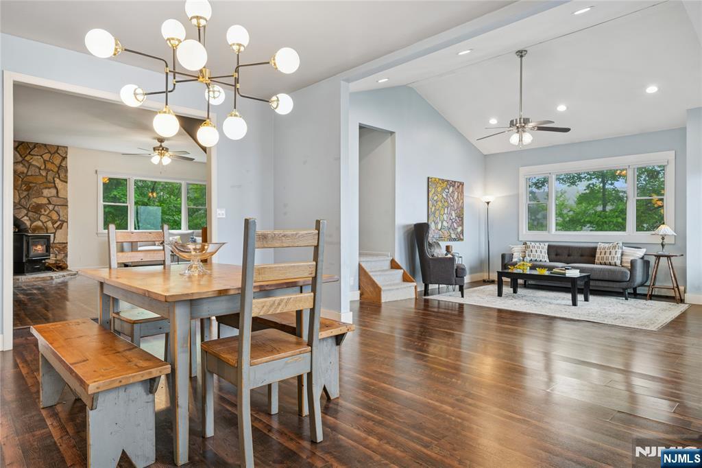 Dining Room opens to Living Room