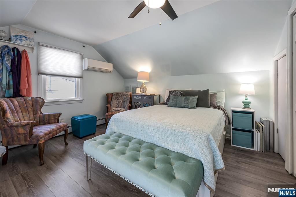 Mini split A/C's all over this house provide flexible, quiet cooling and energy saving separate A/C zones.