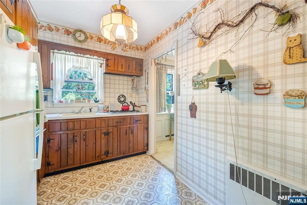 Upstairs - kitchen