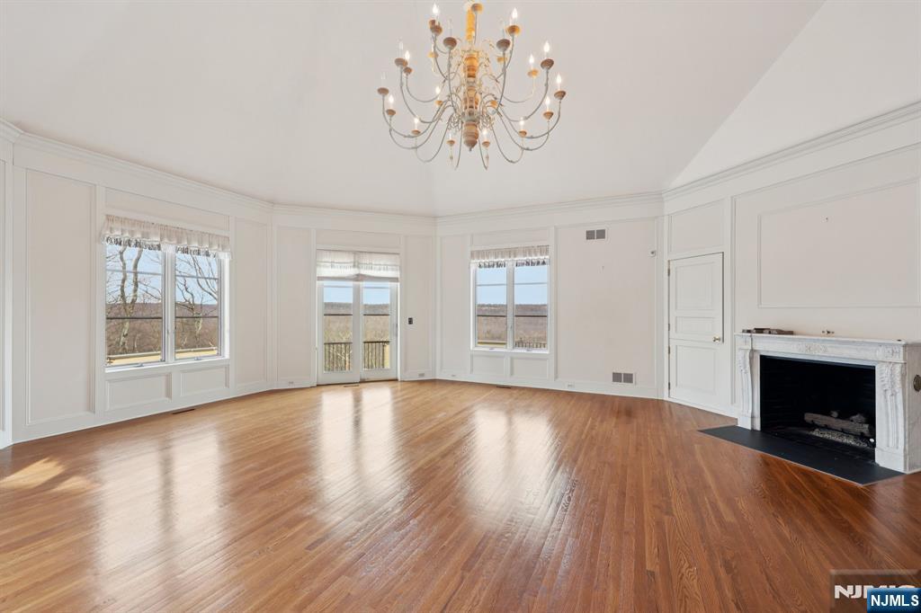 Great room with fireplace.