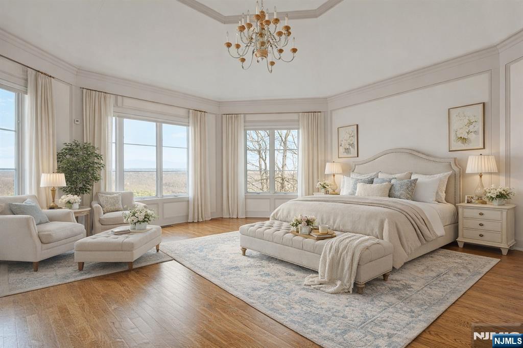 Master Bedroom virtually staged.