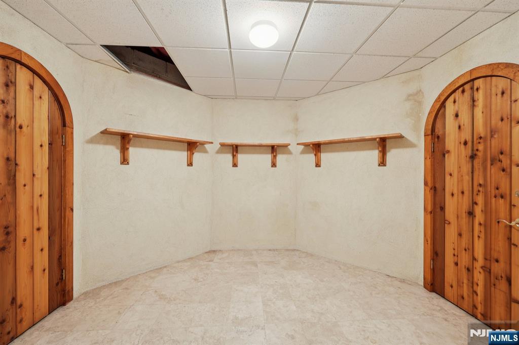 Wine cellar.