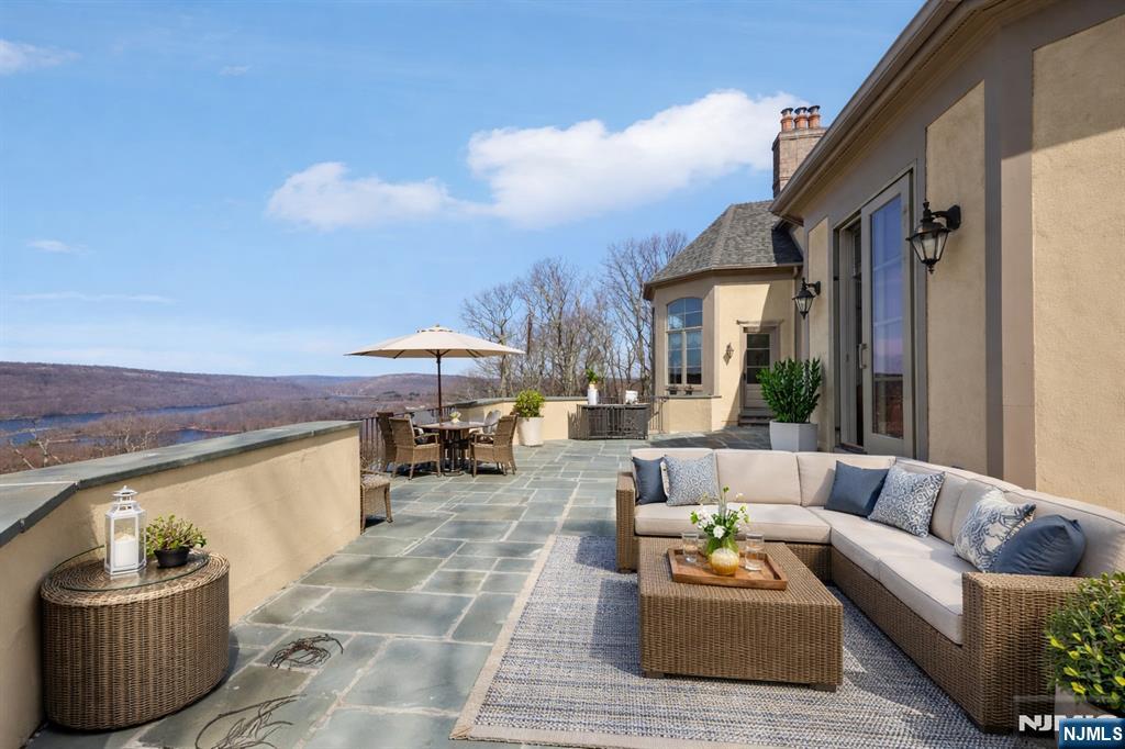 Patio, virtually staged.
