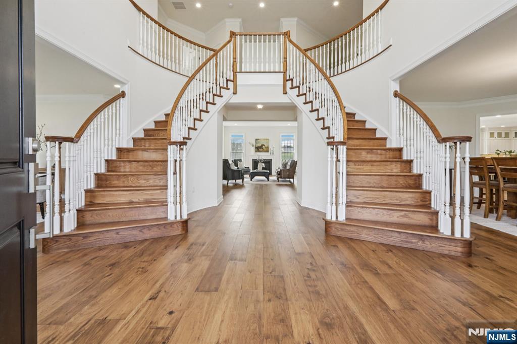 Beautiful bridal staircase and entry