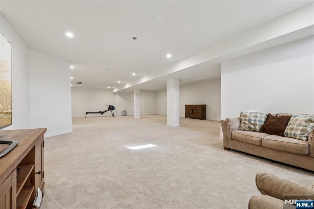 Lower level recreation room