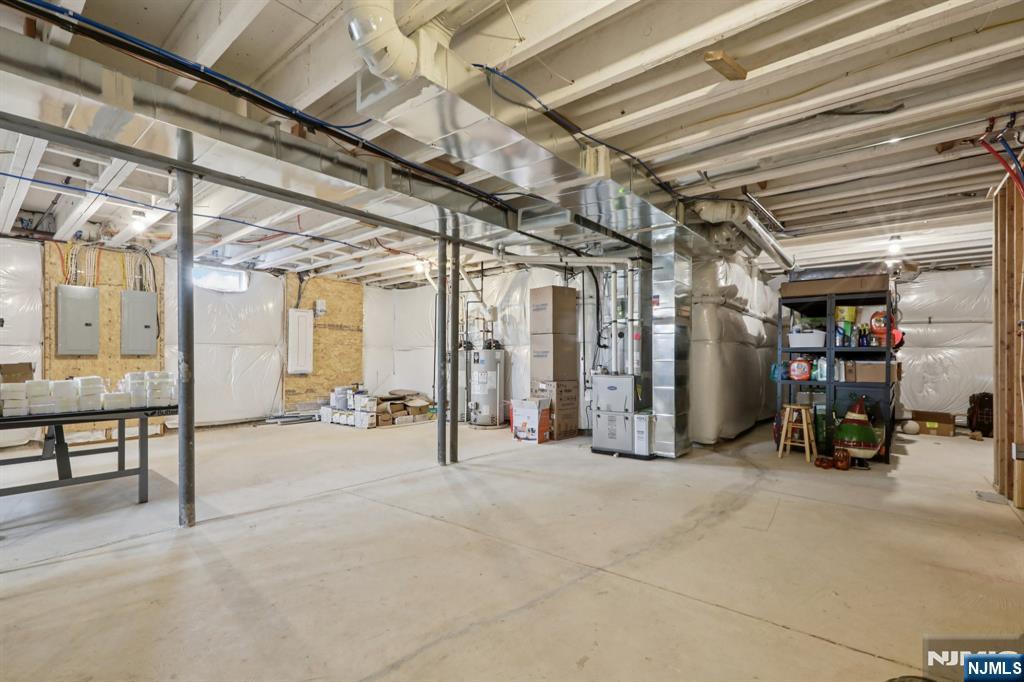 Plenty of storage space with high ceilings