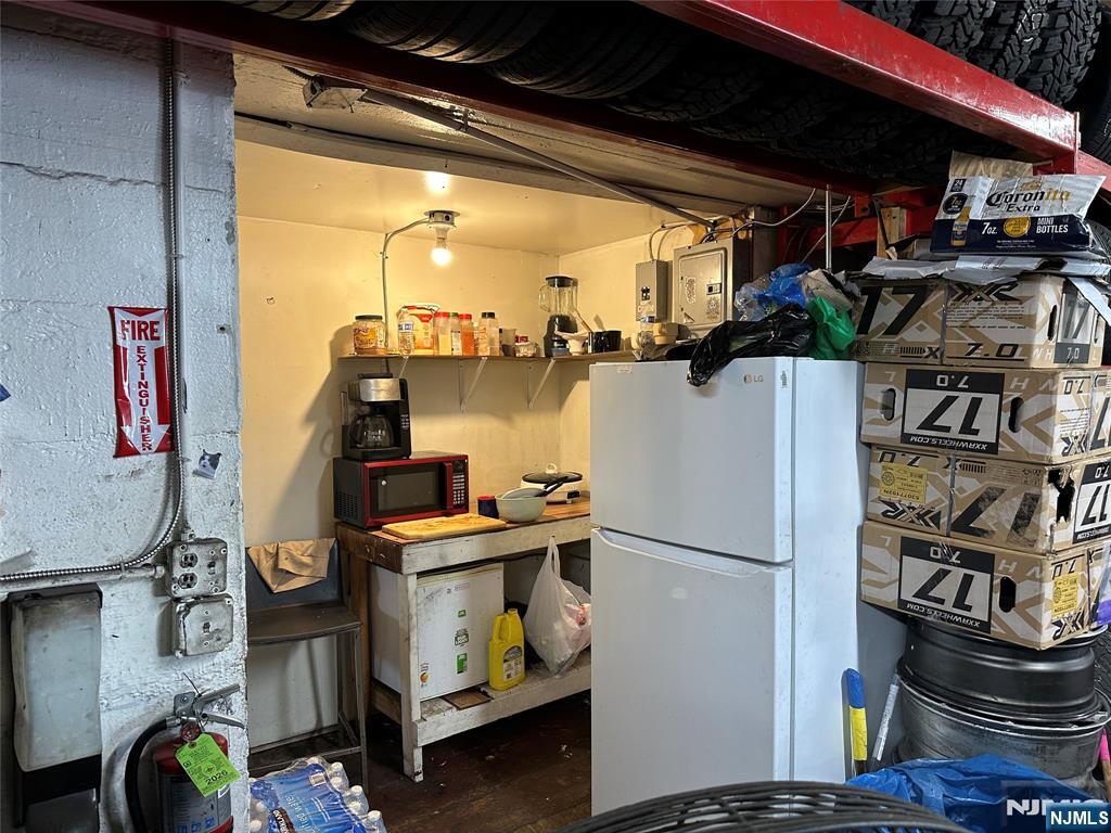 Kitchen area.
