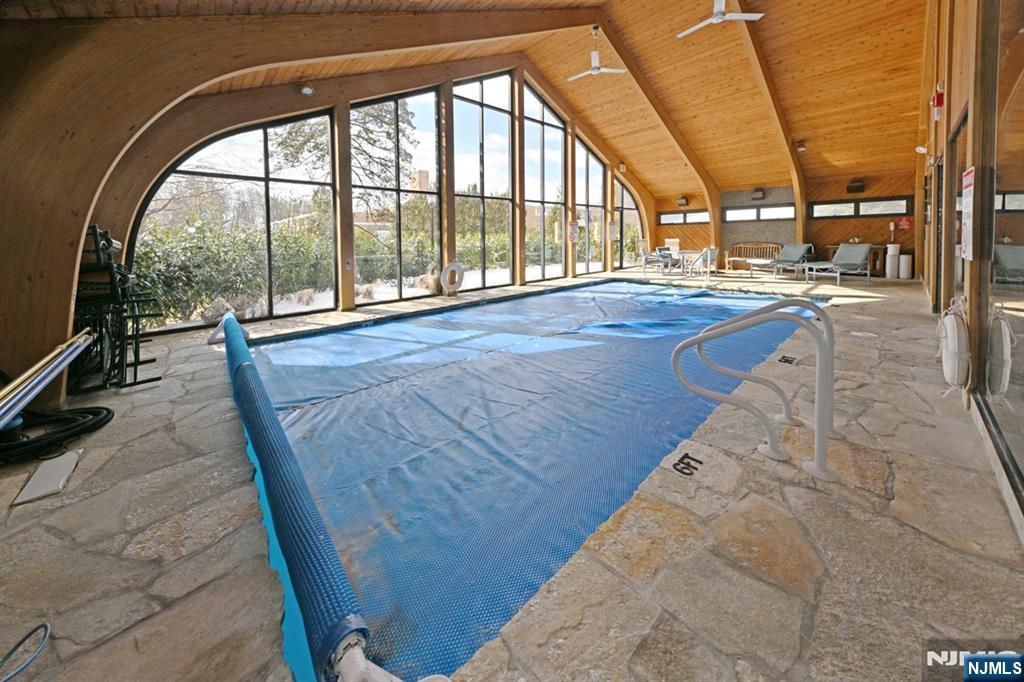 Heated indoor pool.