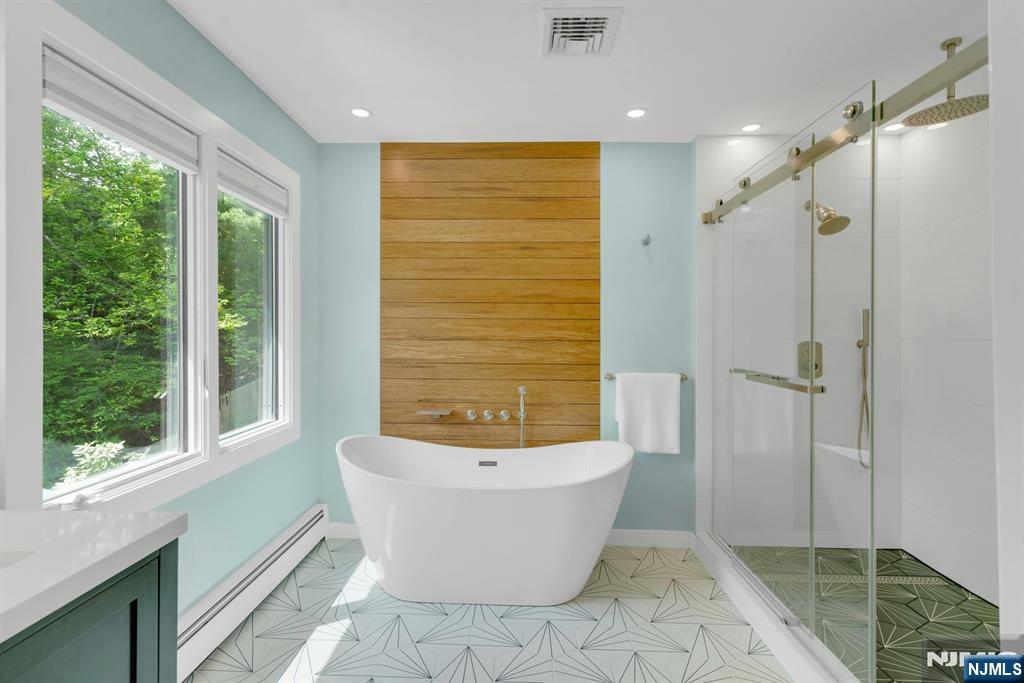 Spa-like Tub & Shower