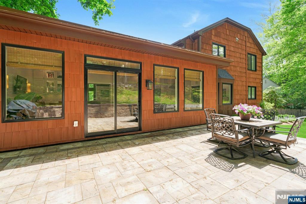 Wall of Windows Into Kitchen