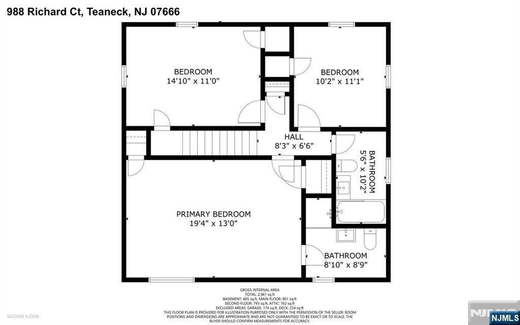 Upstairs Floor Plan