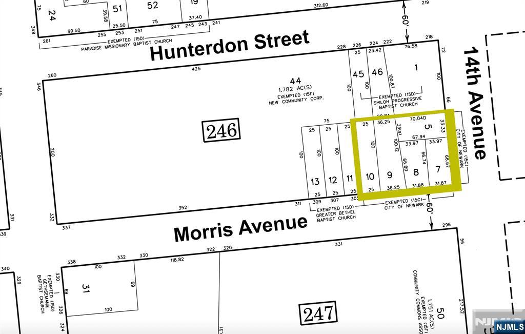 Photo 3 of Land for sale at 295 303 Morris Ave, Newark, NJ 07103 | MLS# 26014528 | Listing updated on 2026-09-16