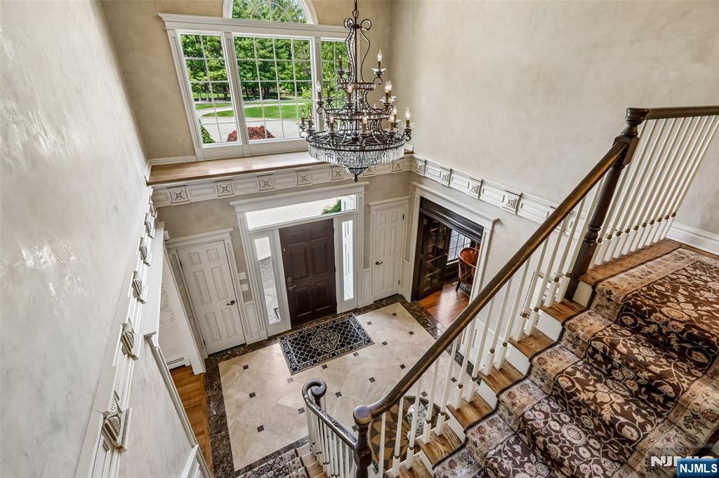 Bright Two Story Entry Foyer
