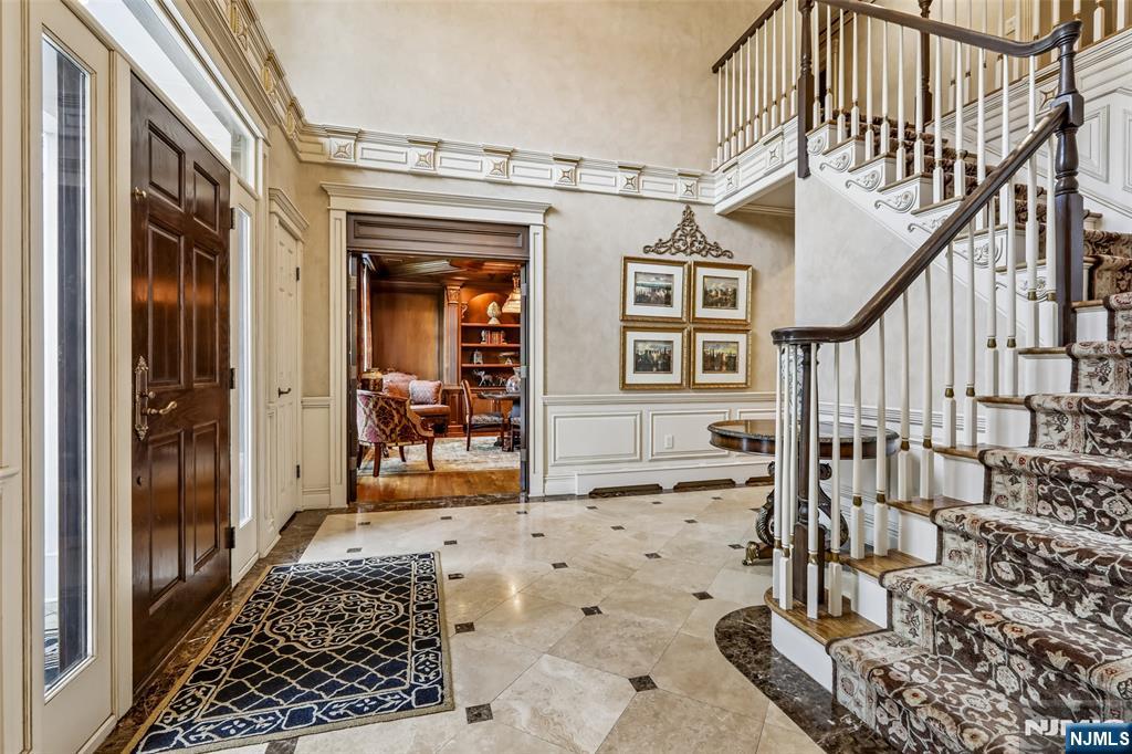Marble Flooring; Covered Baseboards!!