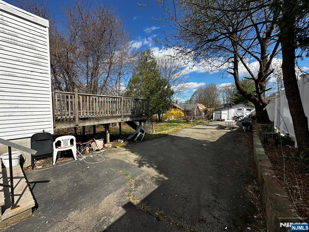 Back driveway
