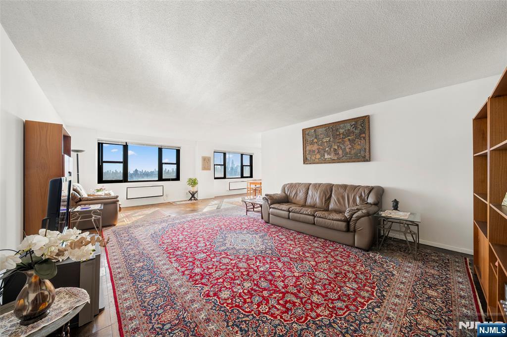 Spacious L Shaped Living Room and Dining Room