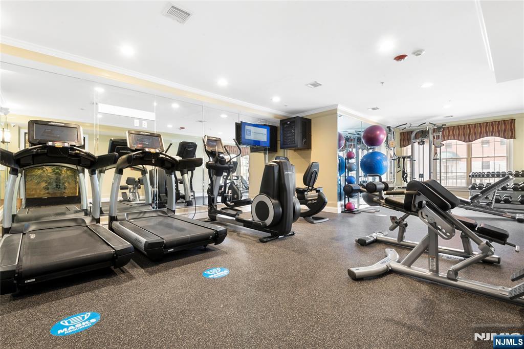 Exercise room for your enjoyment!